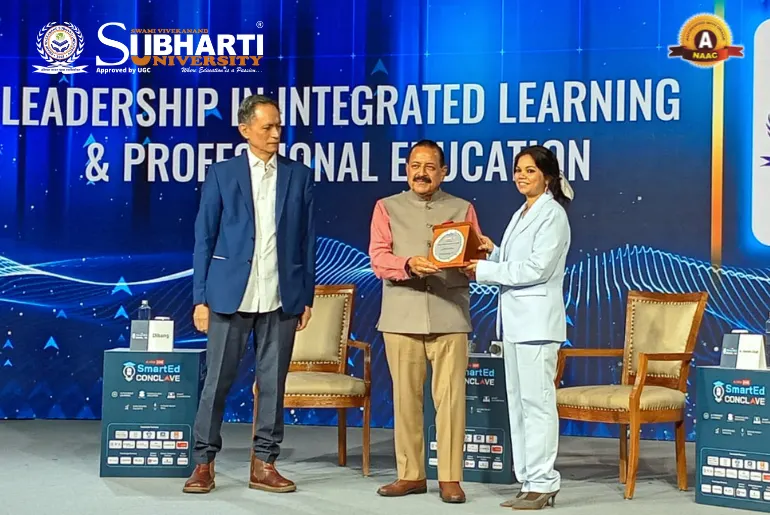 Subharti University honoured for leadership in integrated learning and professional education